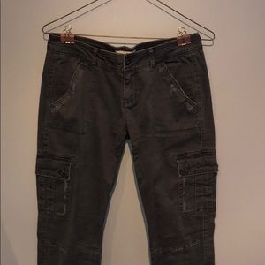 Hollister Grey Skinny Cargo Pants